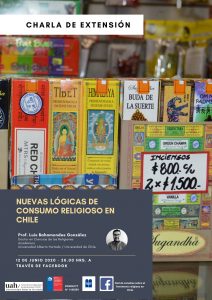 Prof. Luis Bahamondes dicta charla de extensión: “Nuevas lógicas de consumo religioso en Chile”