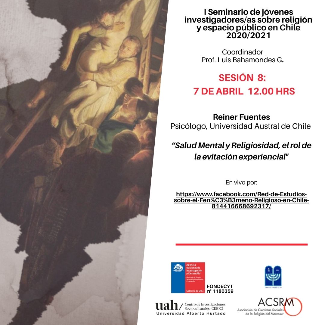 Octava Sesión de Seminario de Jóvenes investigadores/as 7 de abril de 2021 a las 12.00 hrs.